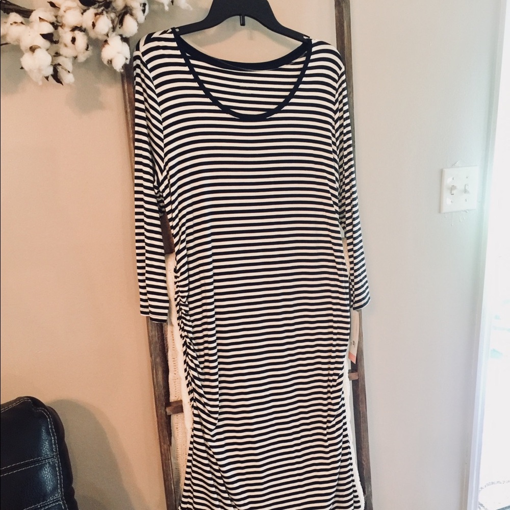 NWT Striped Maternity Dress